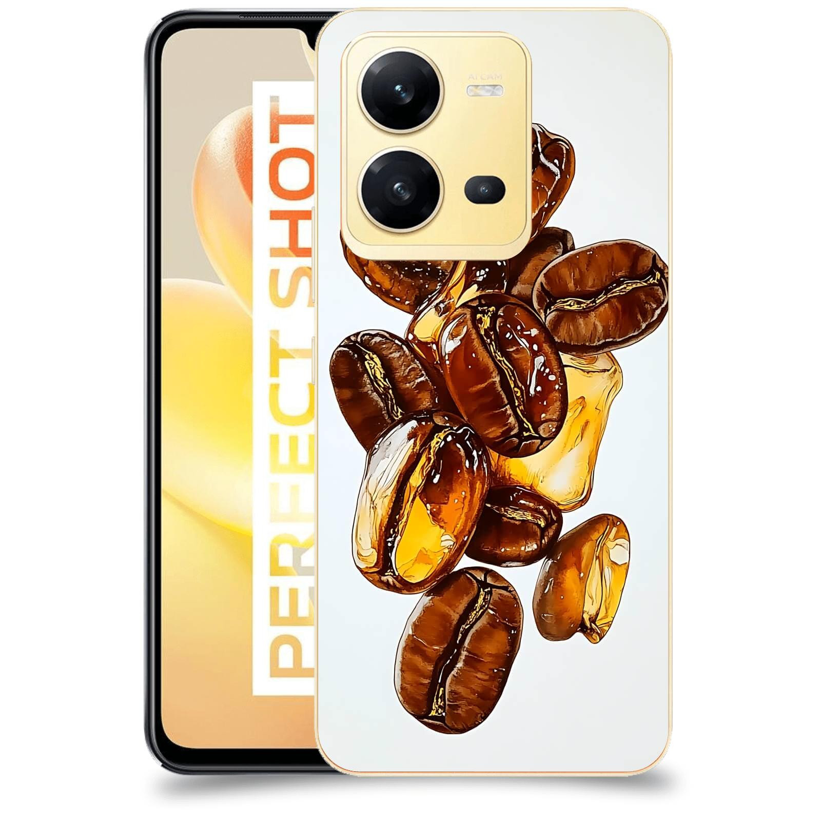 ACOVER Kryt na mobil Vivo X80 Lite - Karamelová energie