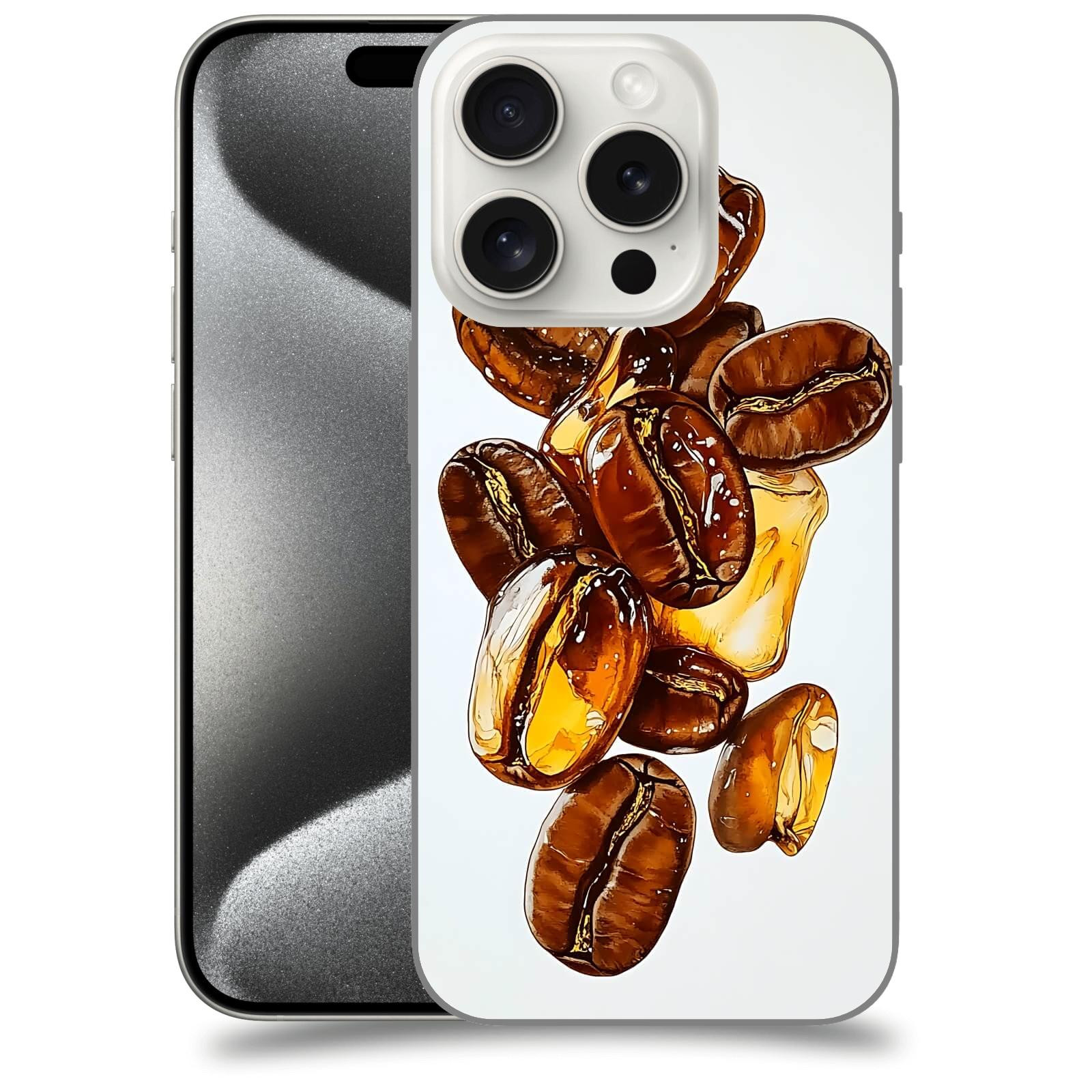 ACOVER Kryt na mobil Apple iPhone 15 pro - Karamelová energie