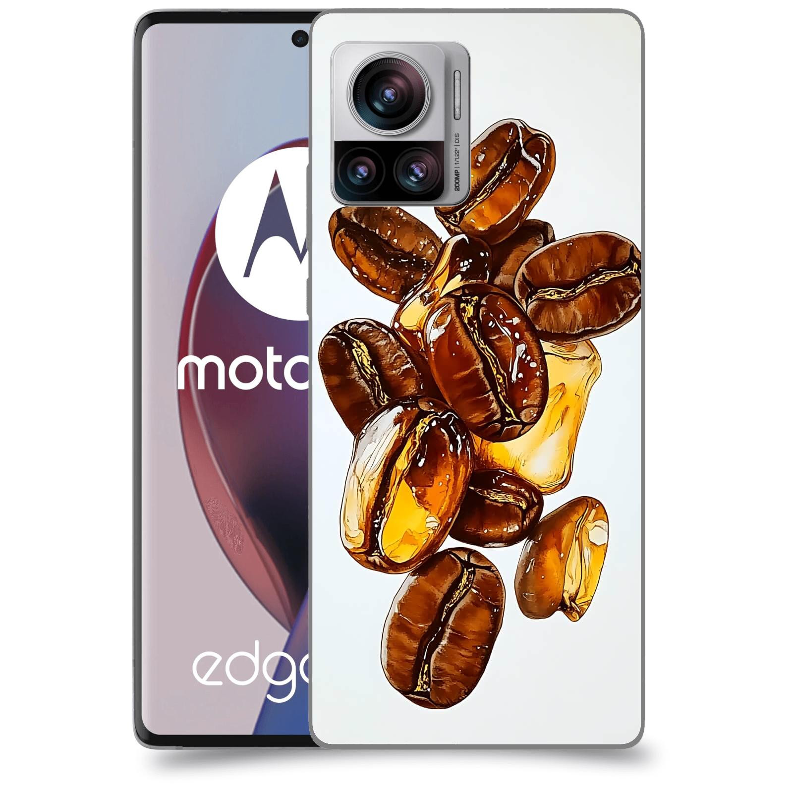 ACOVER Kryt na mobil Motorola Edge 30 Ultra - Karamelová energie