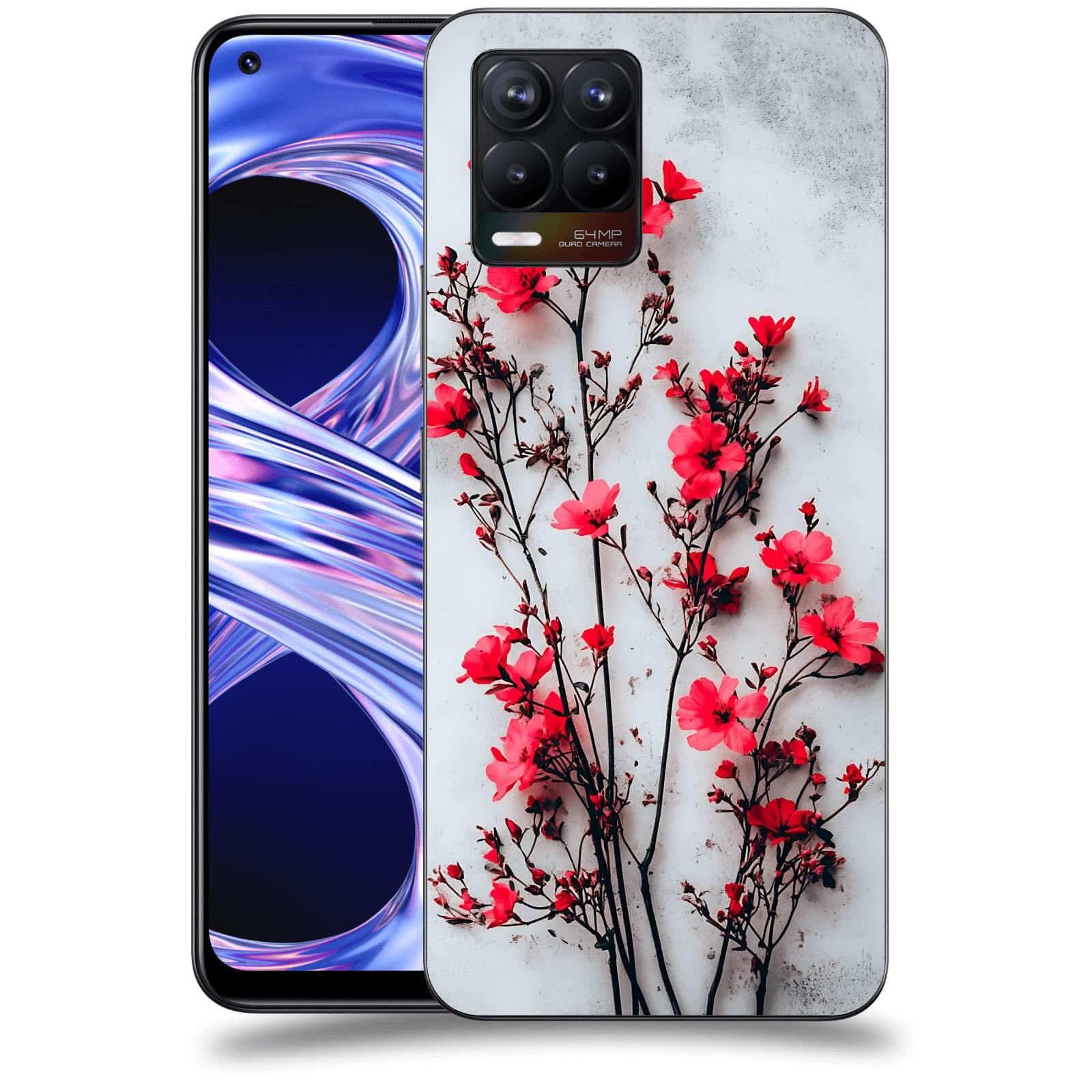 ACOVER Kryt na mobil Realme 8 - Kontrastní elegance