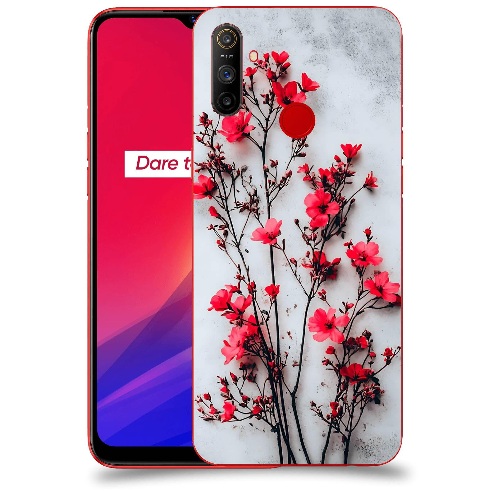 ACOVER Kryt na mobil Realme C3 - Kontrastní elegance