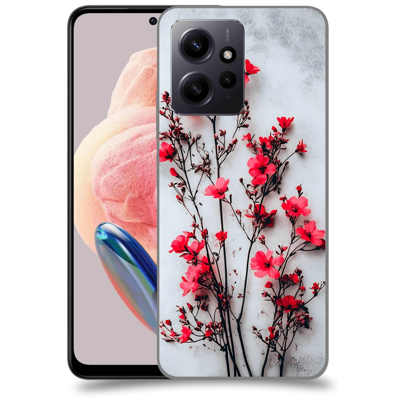 ACOVER Kryt na mobil Xiaomi Redmi Note 12 4G - Kontrastní elegance