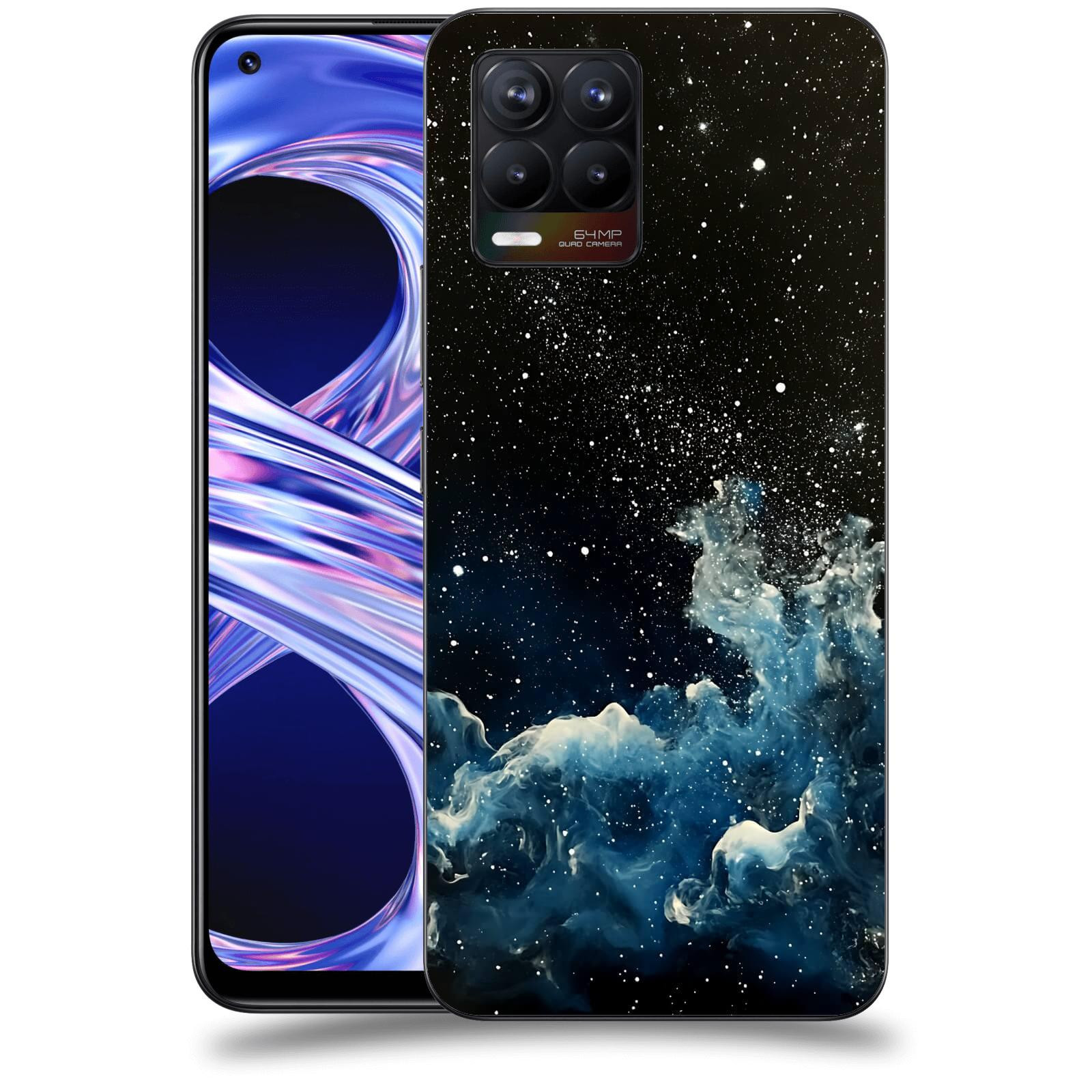 ACOVER Kryt na mobil Realme 8 - Kosmická mlhovina