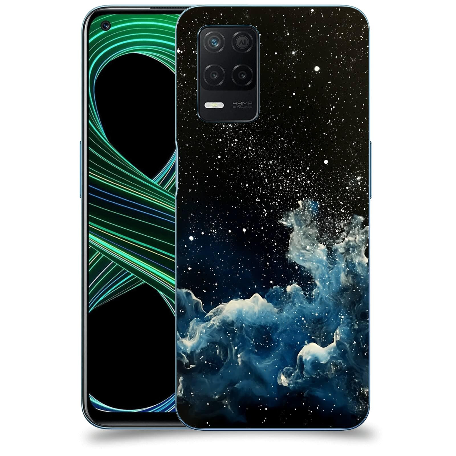 ACOVER Kryt na mobil Realme 8 5G - Kosmická mlhovina