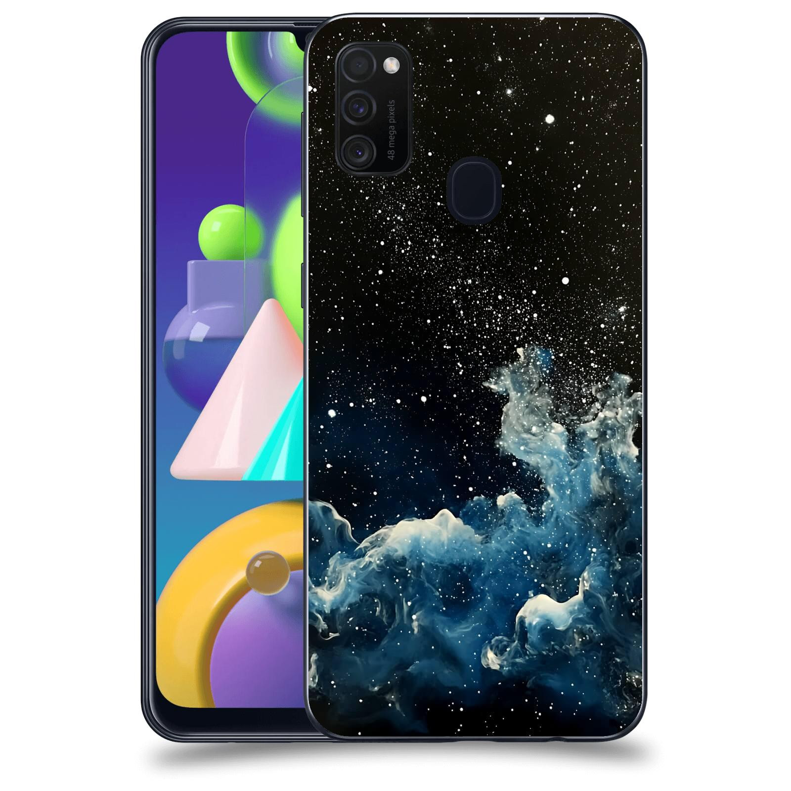 ACOVER Kryt na mobil Samsung Galaxy M21 M215F - Kosmická mlhovina