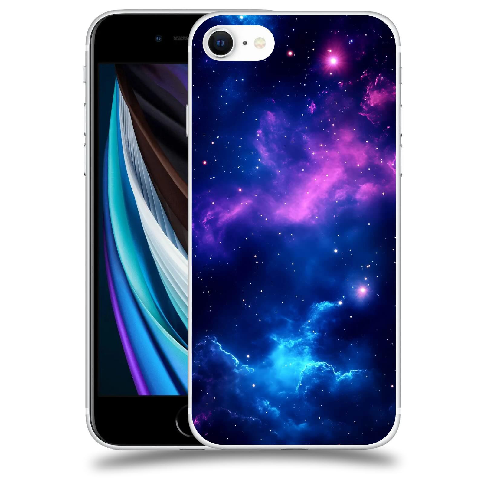 ACOVER Kryt na mobil Apple iPhone SE 2020 - Kosmická symfonie