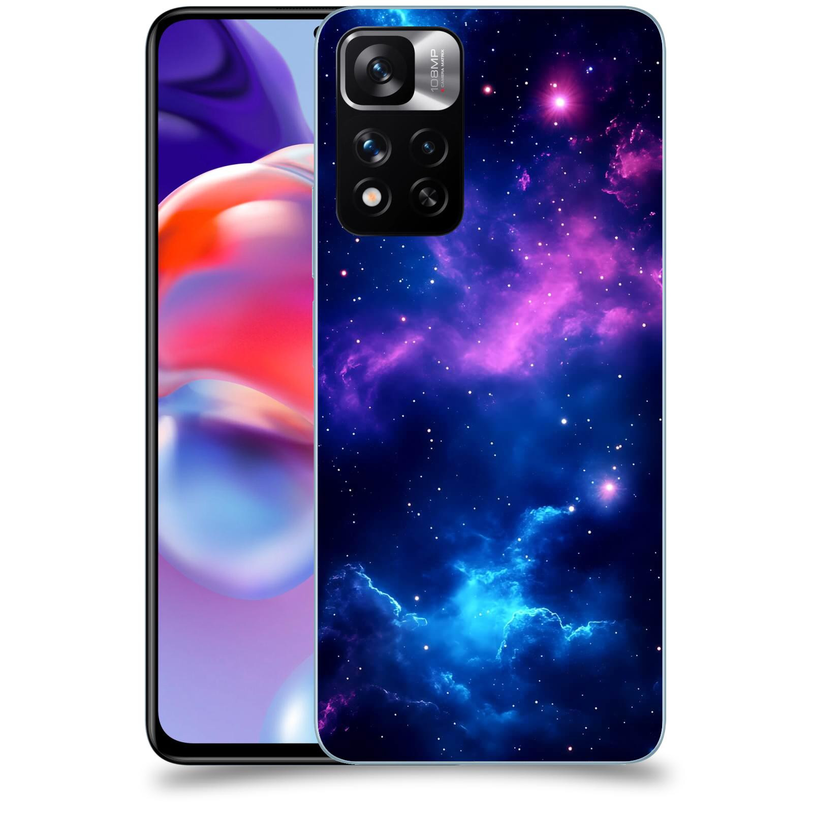 ACOVER Kryt na mobil Xiaomi Redmi Note 11 Pro+ 5G - Kosmická symfonie