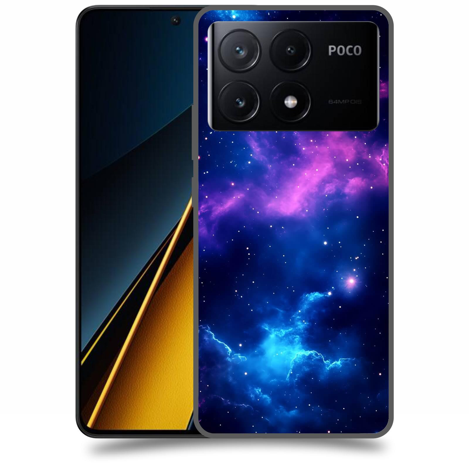 ACOVER Kryt na mobil Poco X6 Pro 5G - Kosmická symfonie