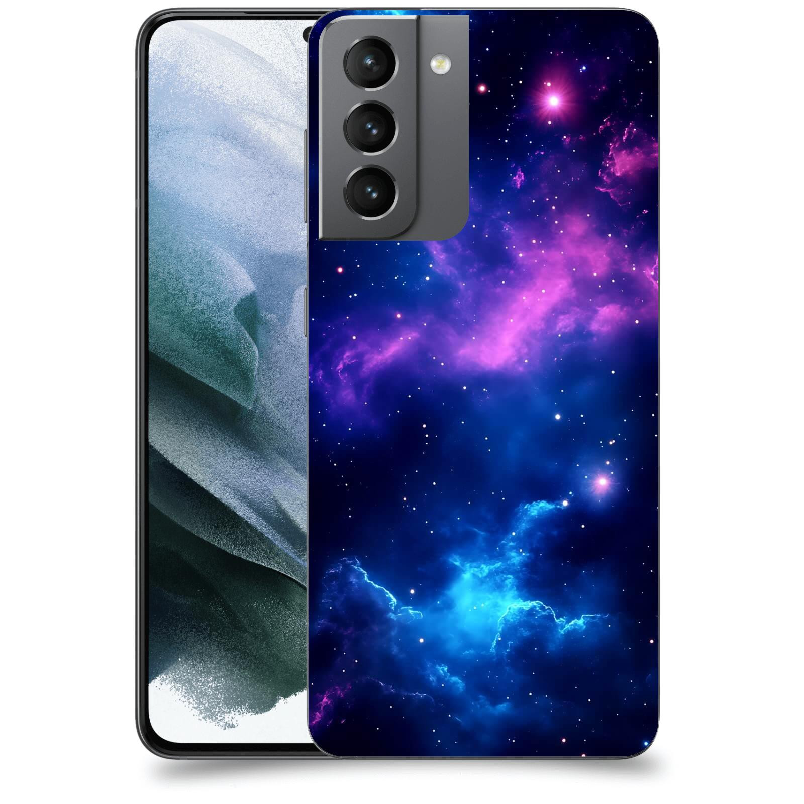 ACOVER Kryt na mobil Samsung Galaxy S21 G991B - Kosmická symfonie