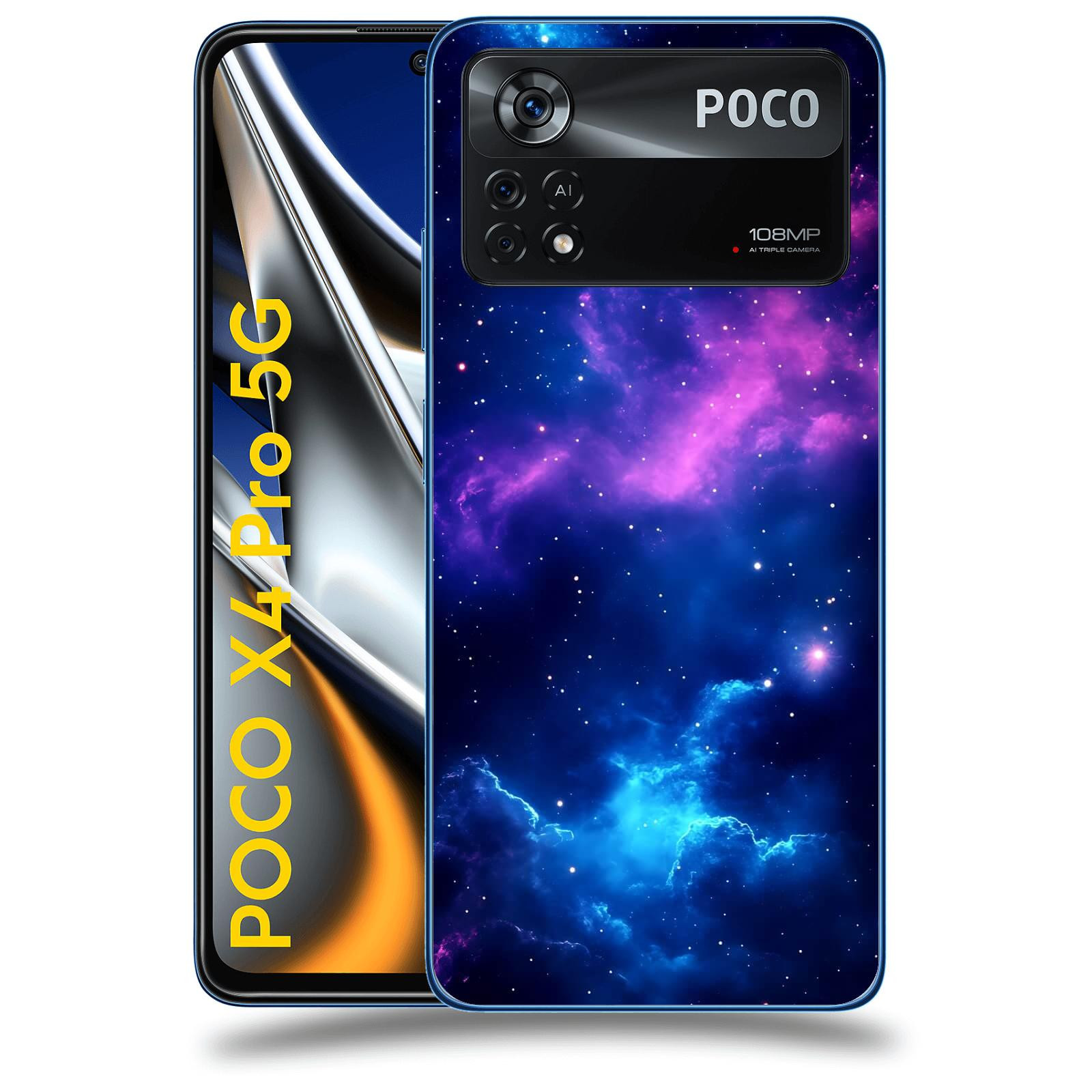 ACOVER Kryt na mobil Xiaomi Poco X4 Pro 5G - Kosmická symfonie