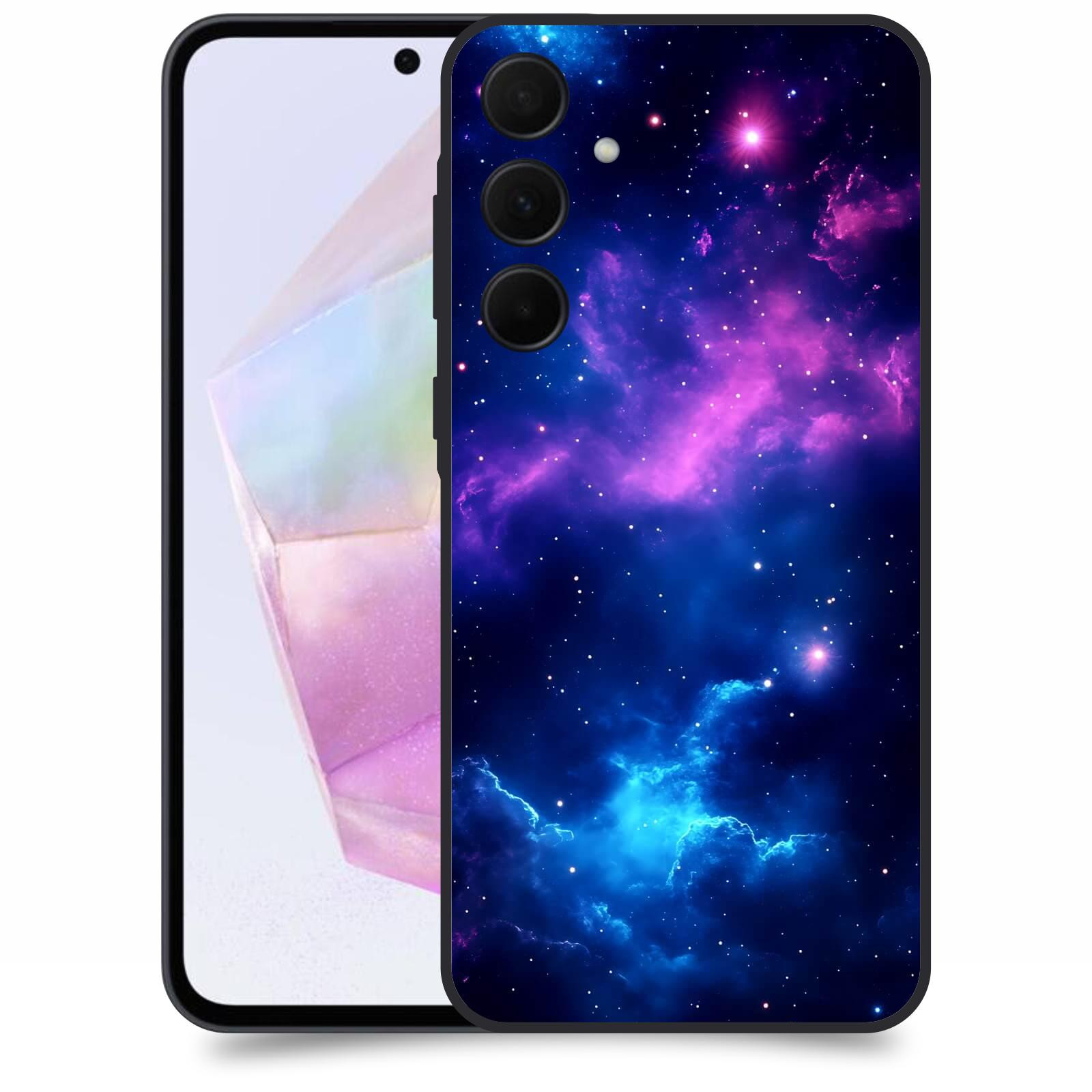 ACOVER Kryt na mobil Samsung Galaxy A35 5G - Kosmická symfonie
