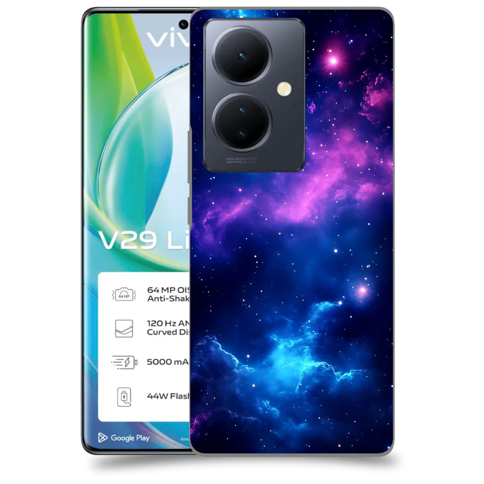 ACOVER Kryt na mobil VIVO V29 Lite 5G - Kosmická symfonie