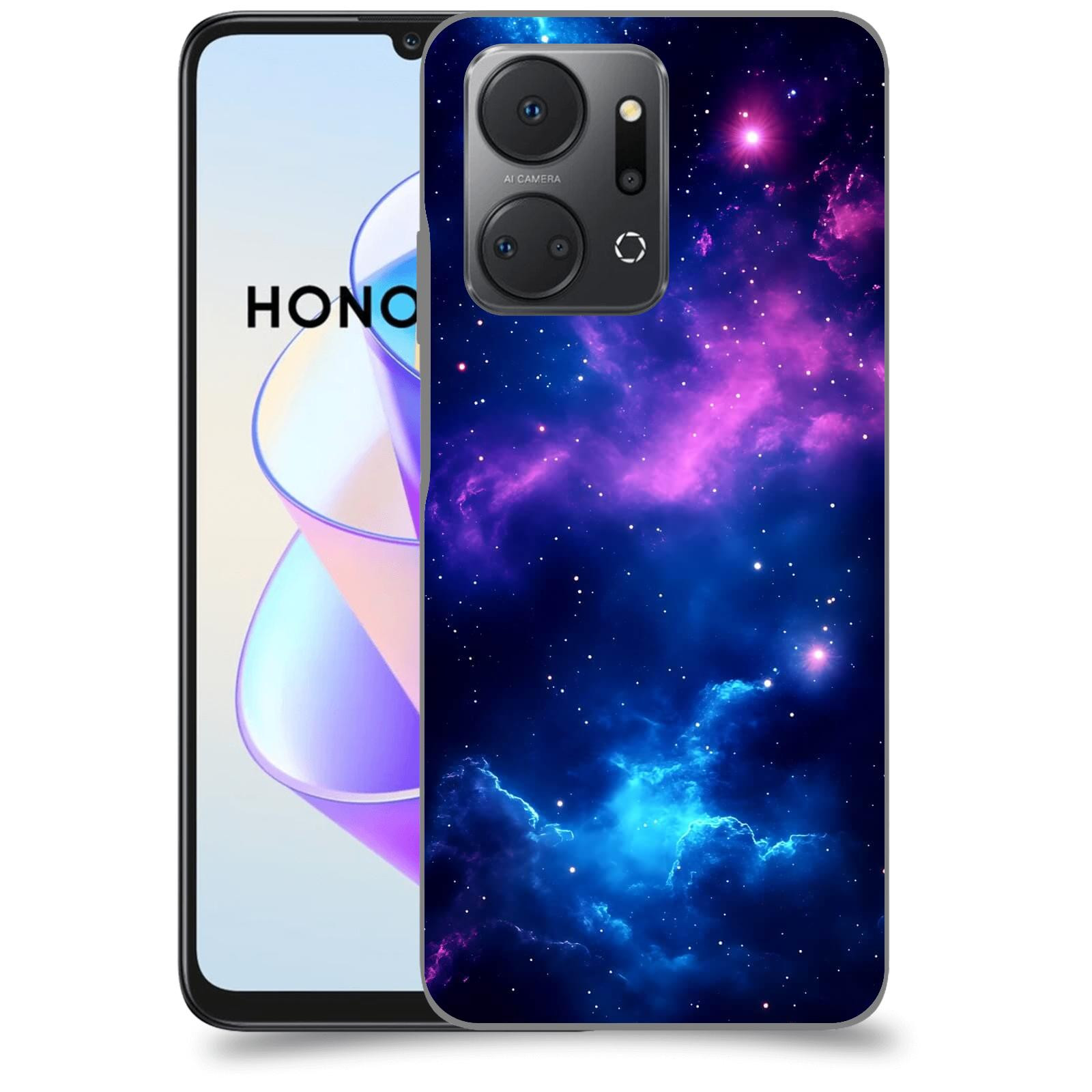 ACOVER Kryt na mobil HONOR X7a - Kosmická symfonie