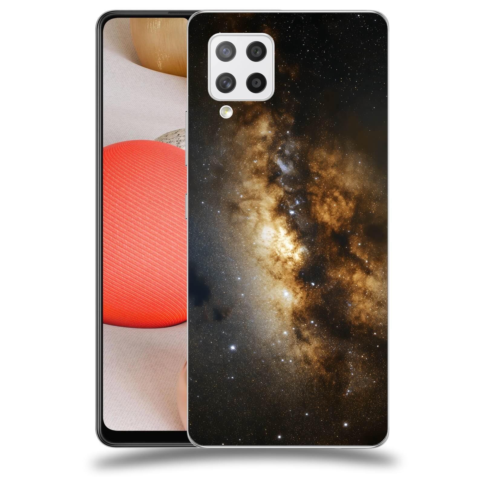 ACOVER Kryt na mobil Samsung Galaxy A42 A426B - Kosmický oheň