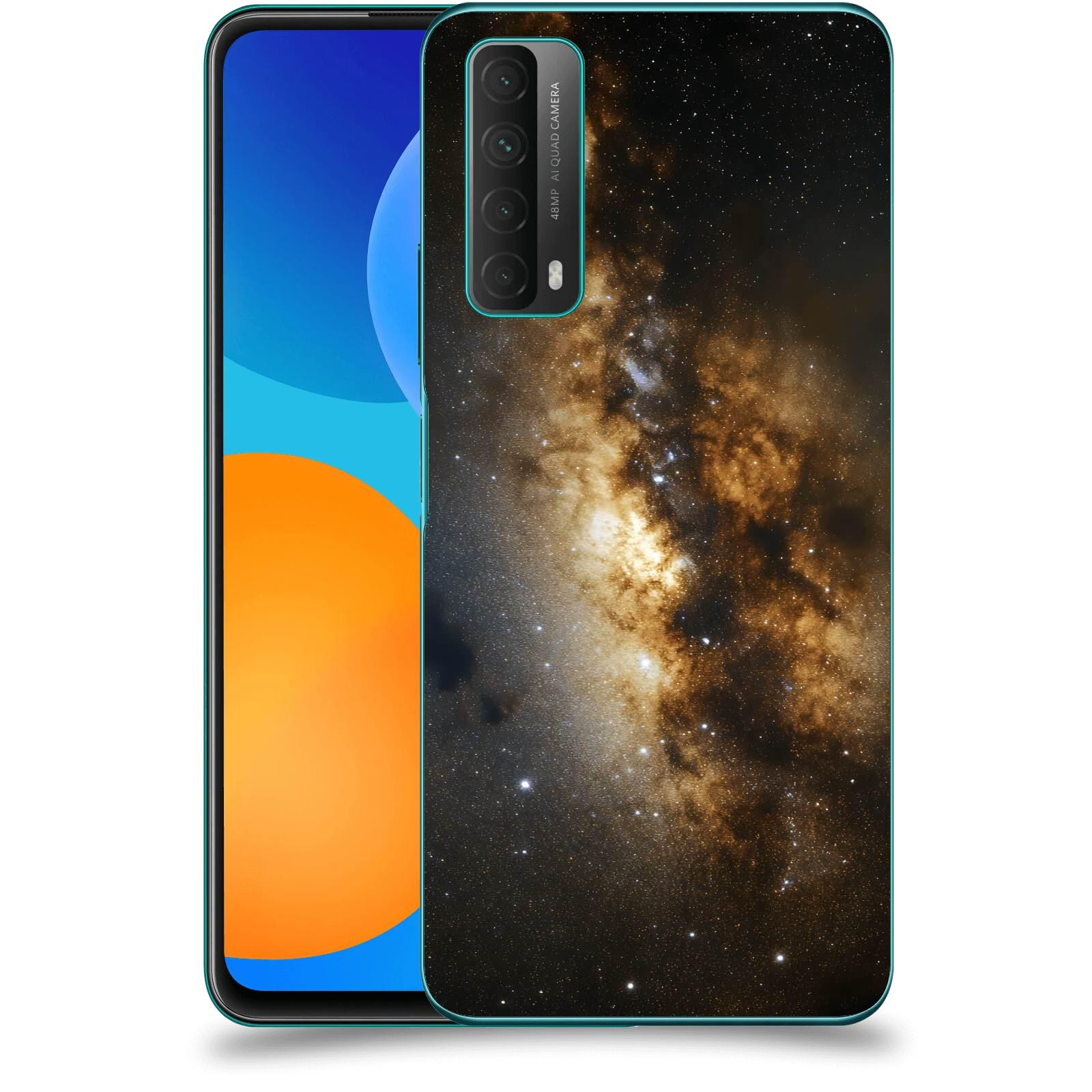 ACOVER Kryt na mobil Huawei P Smart 2021 - Kosmický oheň