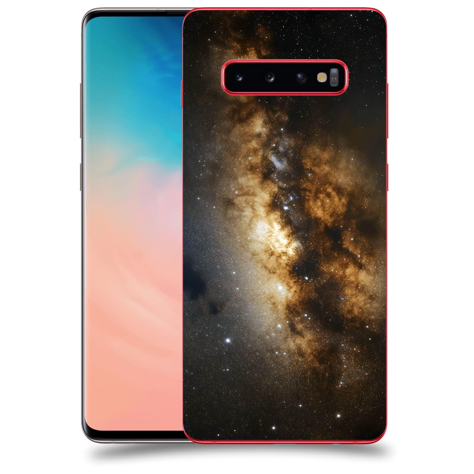 ACOVER Kryt na mobil Samsung Galaxy S10 Plus G975 - Kosmický oheň
