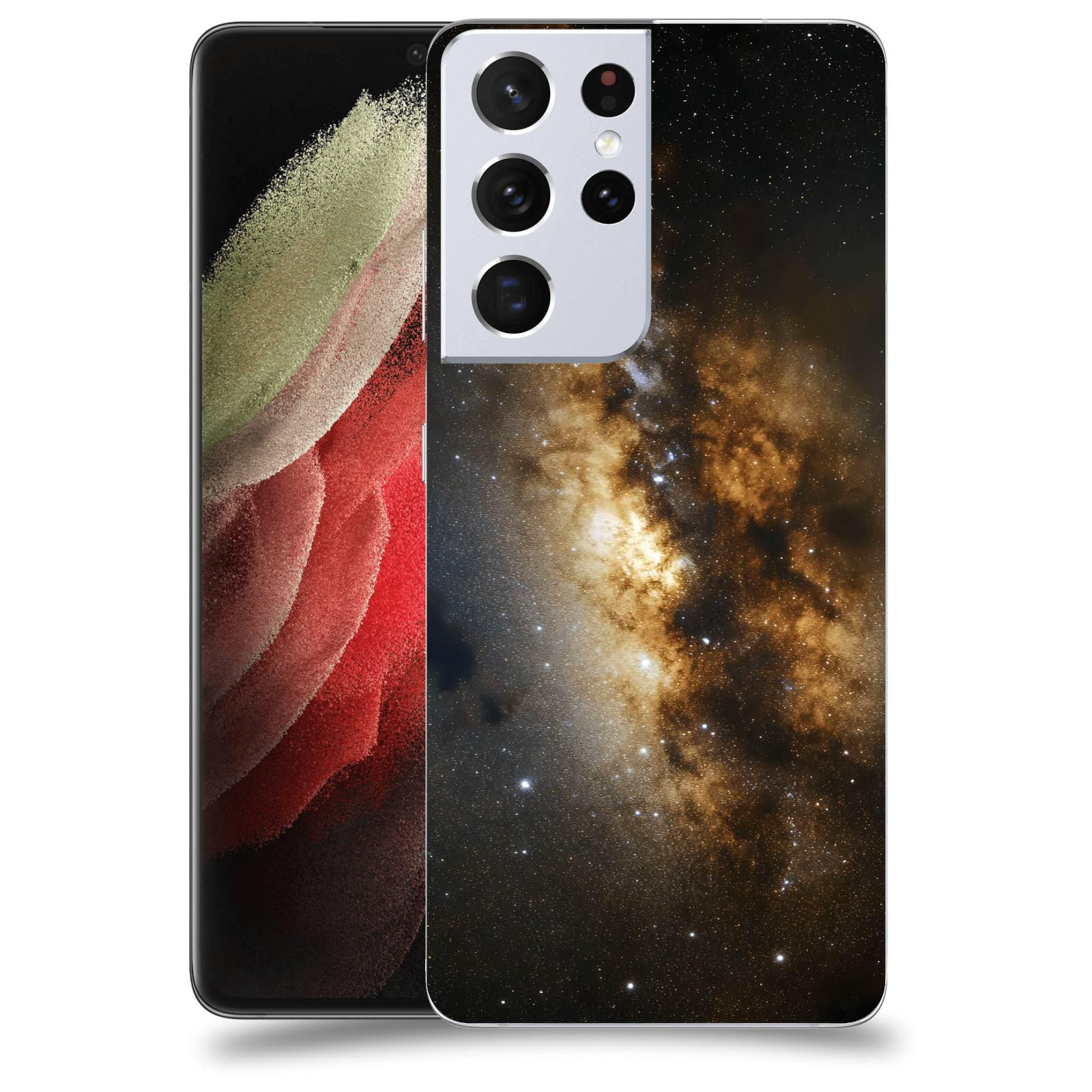 ACOVER Kryt na mobil Samsung Galaxy S21 Ultra 5G G998B - Kosmický oheň