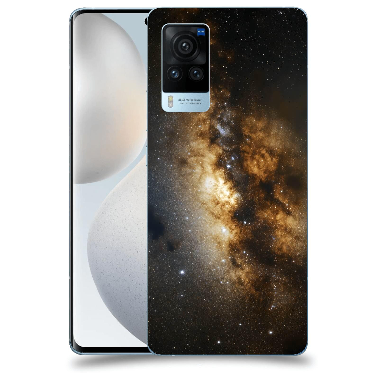 ACOVER Kryt na mobil Vivo X60 Pro 5G - Kosmický oheň