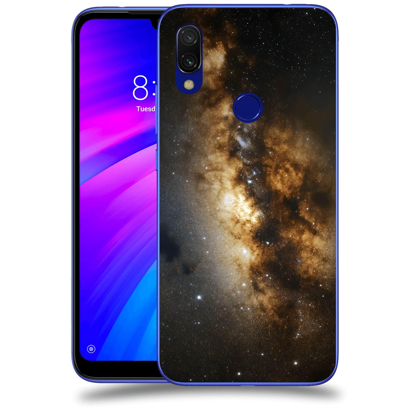 ACOVER Kryt na mobil Xiaomi Redmi 7 - Kosmický oheň
