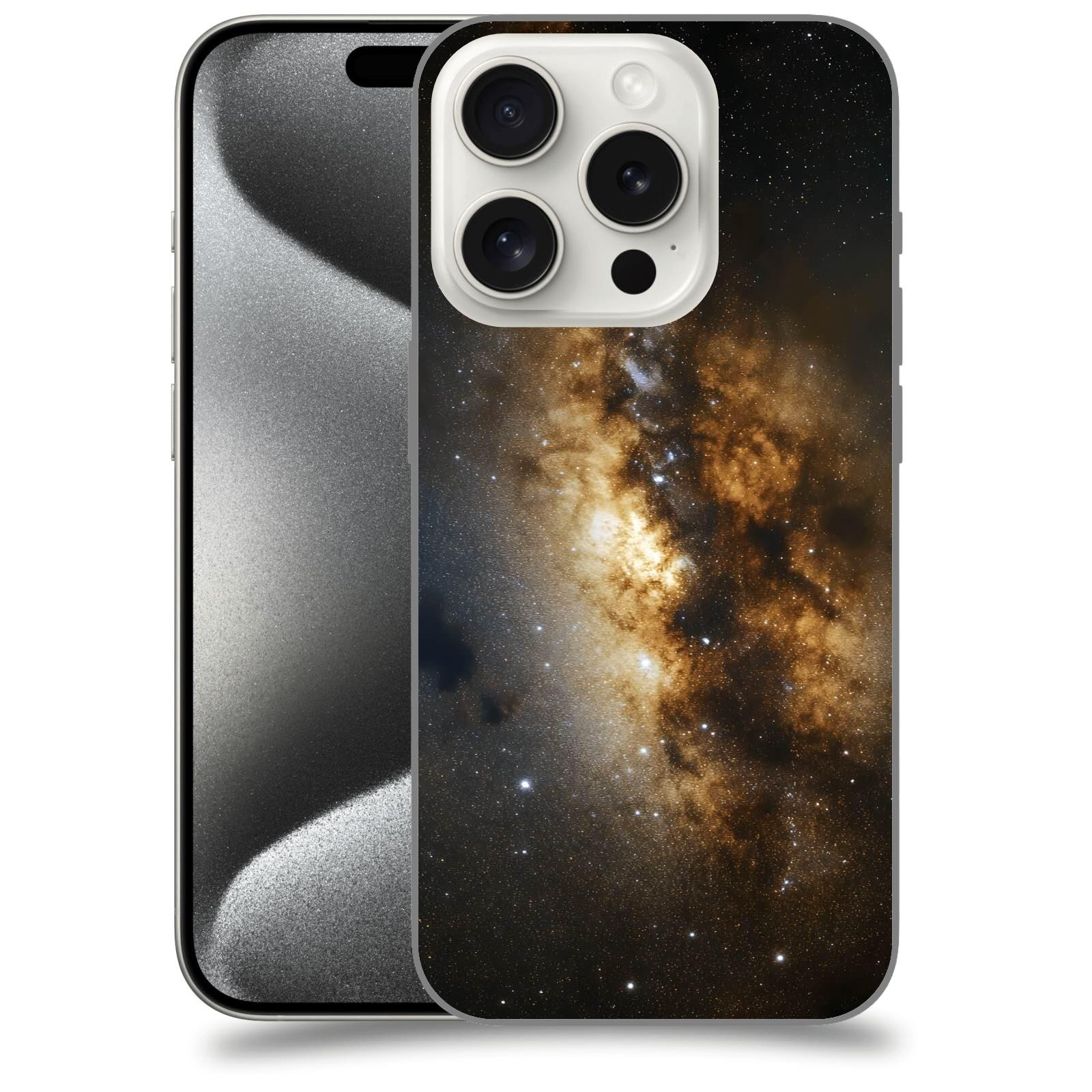 ACOVER Kryt na mobil Apple iPhone 15 pro - Kosmický oheň