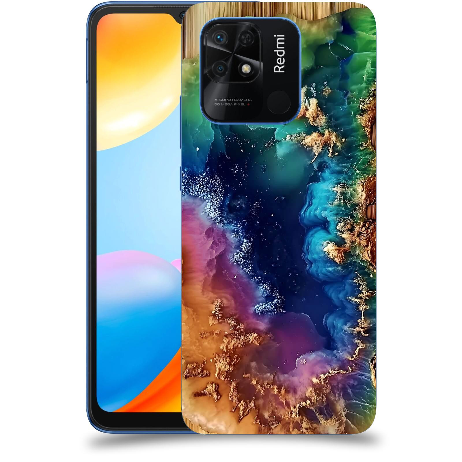 ACOVER Kryt na mobil Xiaomi Redmi 10C - Krystalická energie