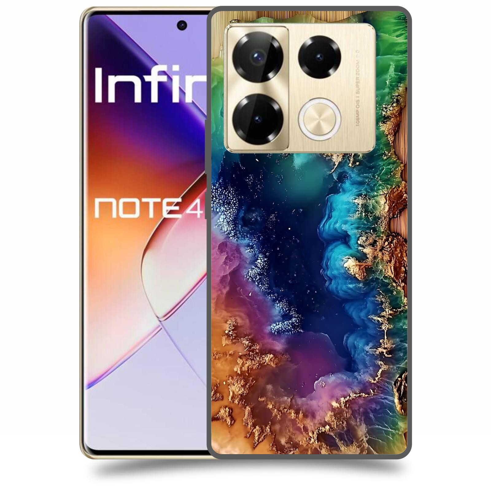 ACOVER Kryt na mobil Infinix Note 40 PRO - Krystalická energie