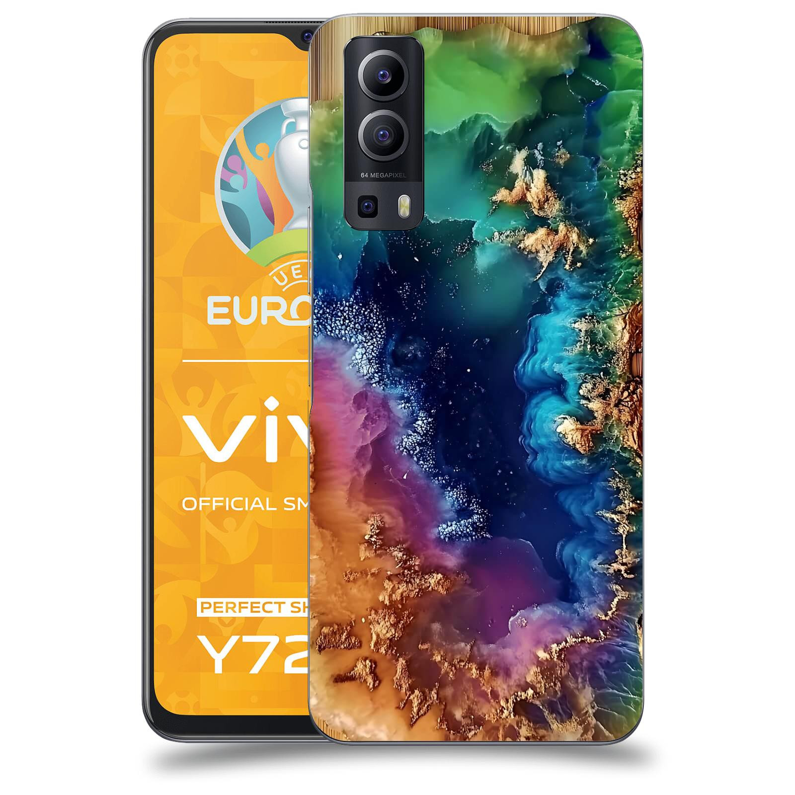ACOVER Kryt na mobil Vivo Y72 5G - Krystalická energie