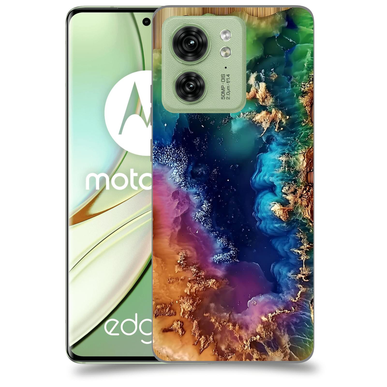 ACOVER Kryt na mobil Motorola EDGE 40 5G - Krystalická energie