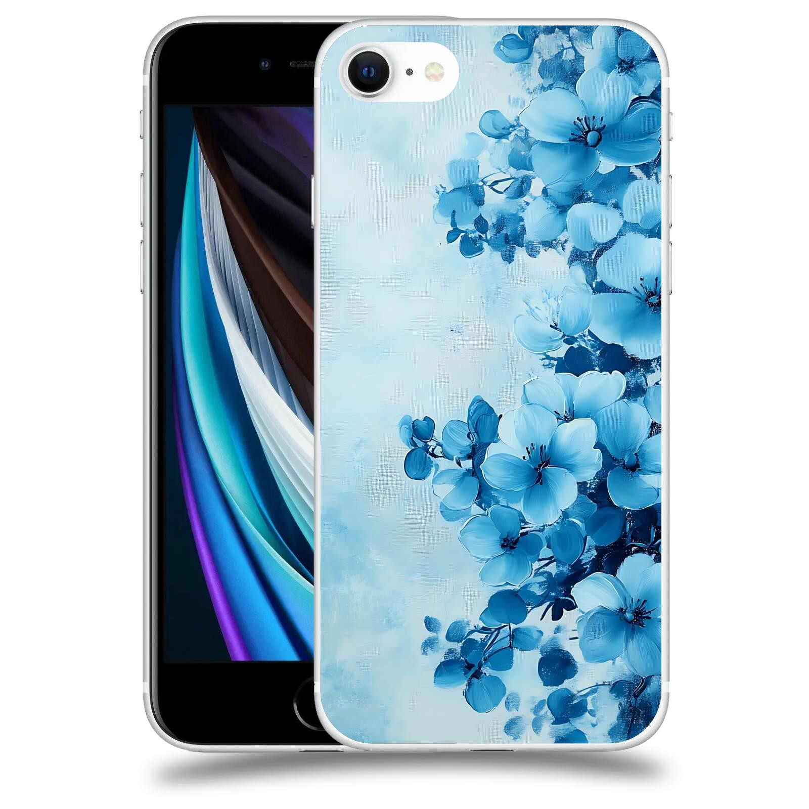 ACOVER Kryt na mobil Apple iPhone SE 2020 - Květinová malba