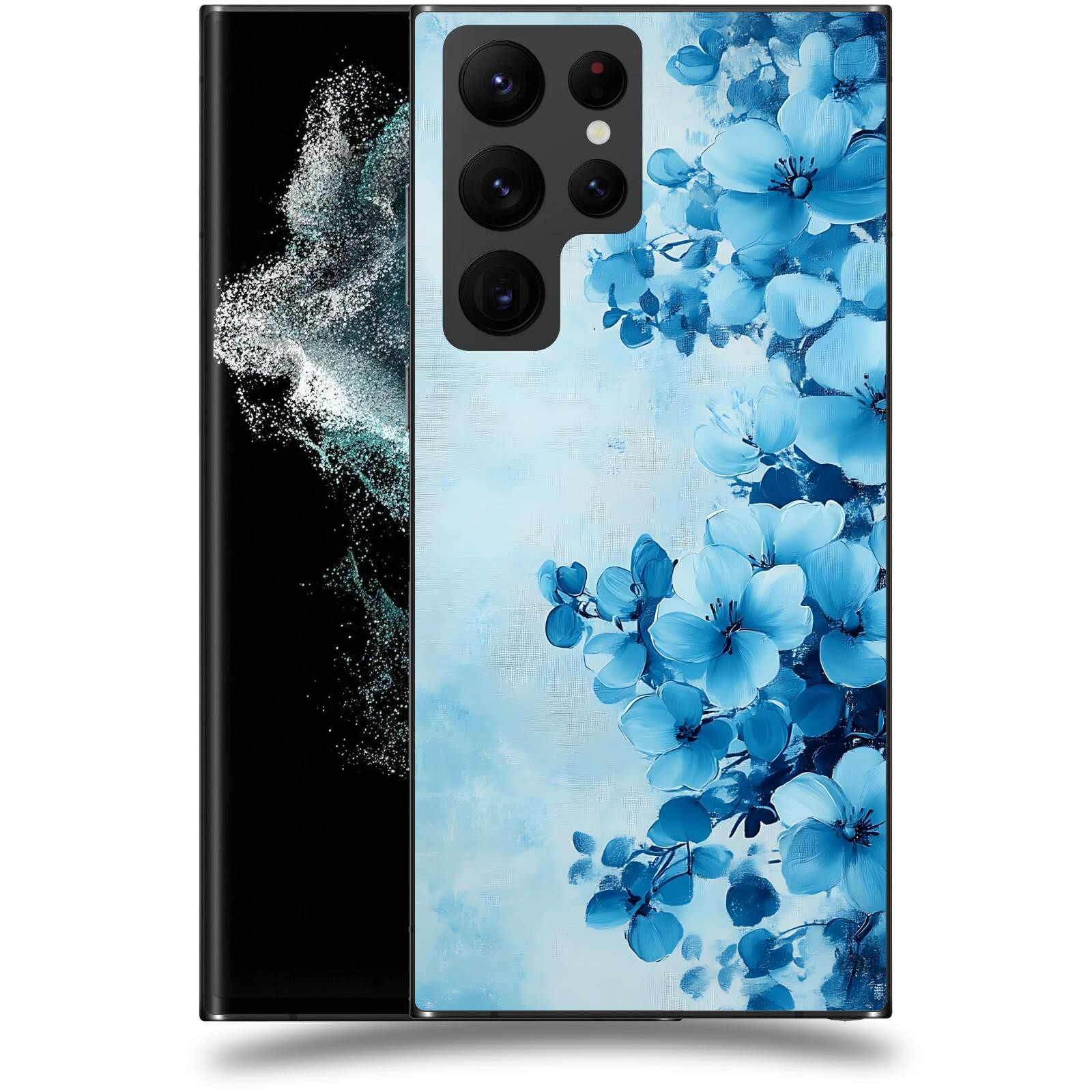 ACOVER Kryt na mobil Samsung Galaxy S22 Ultra 5G - Květinová malba