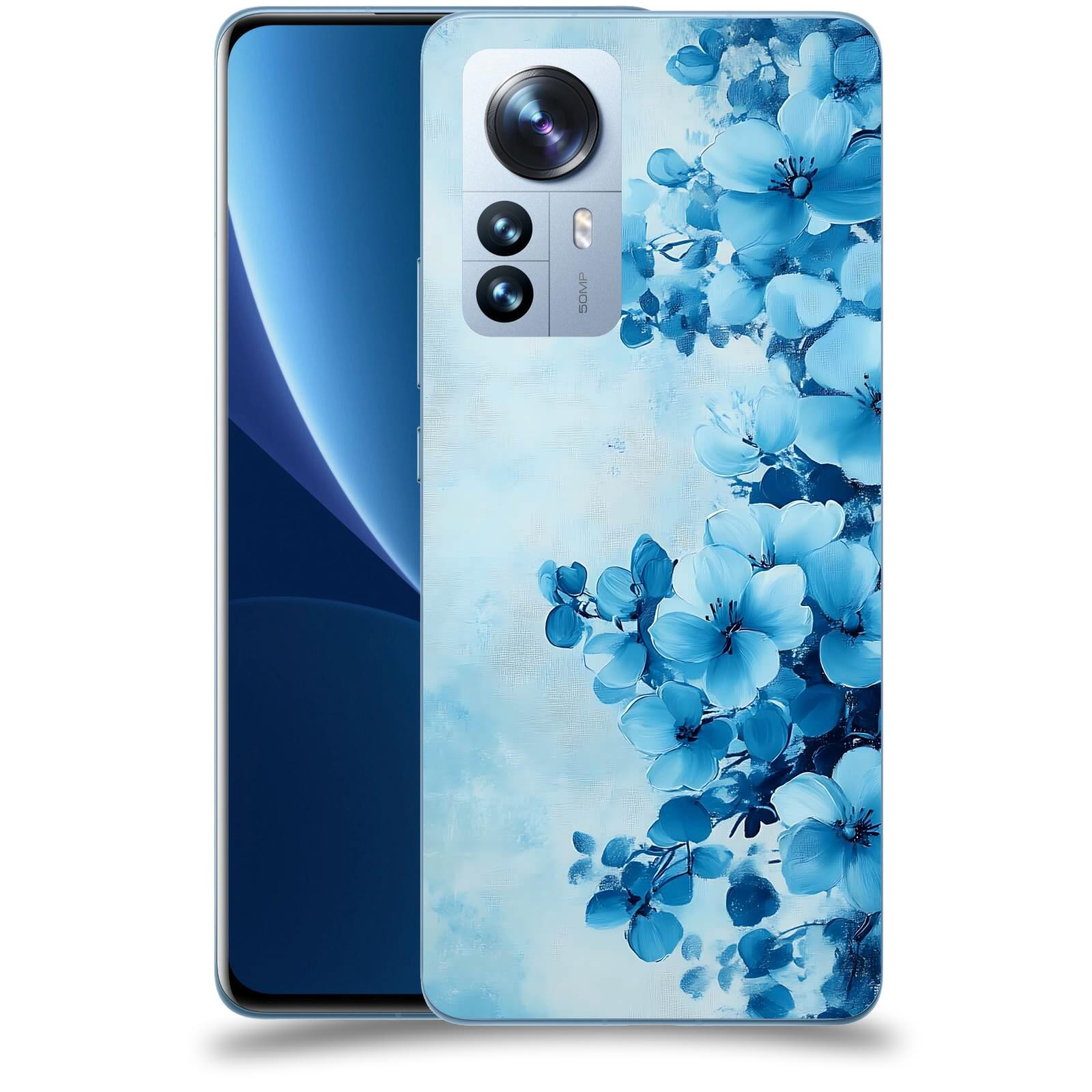ACOVER Kryt na mobil Xiaomi 12 Pro - Květinová malba