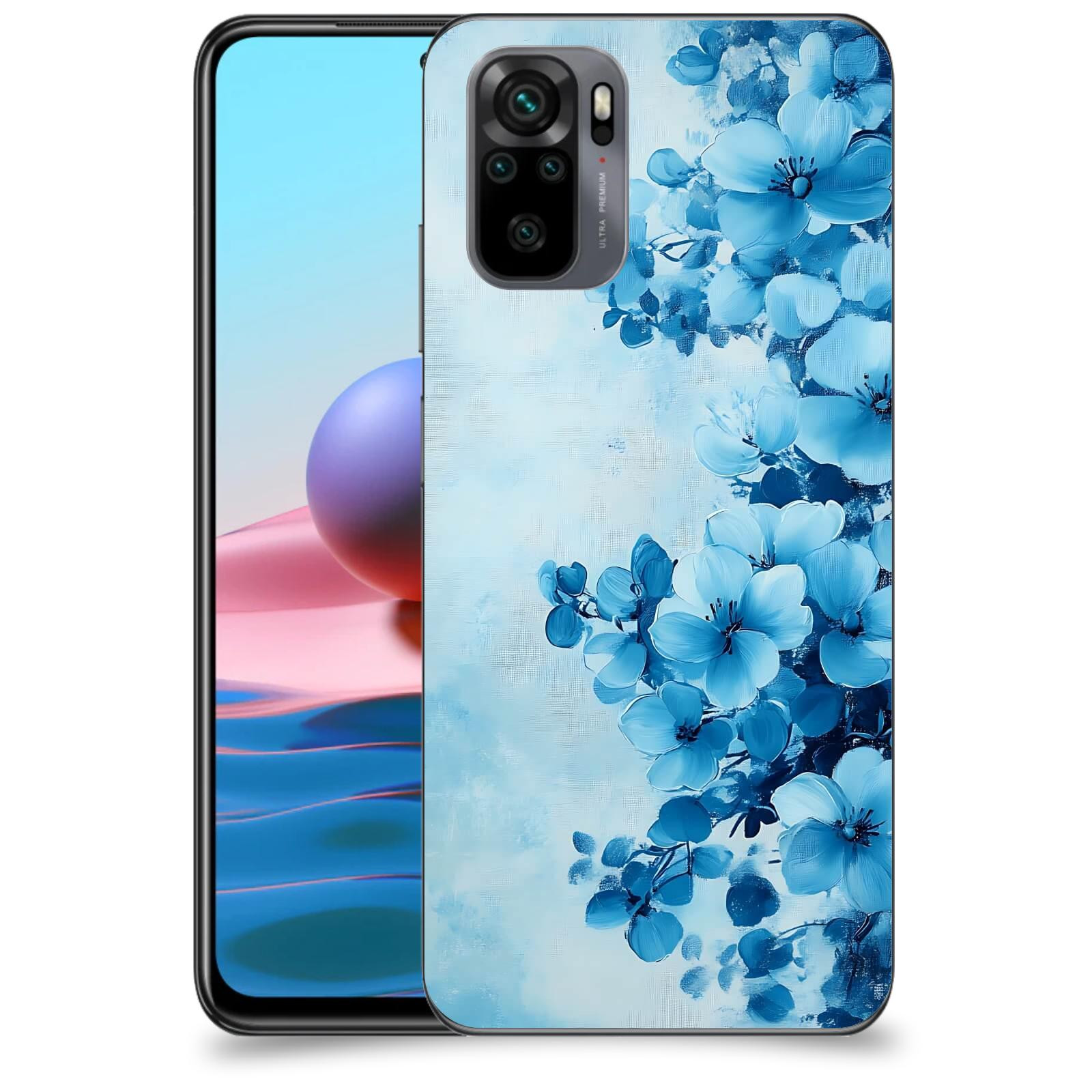 ACOVER Kryt na mobil Xiaomi Redmi Note 10 - Květinová malba