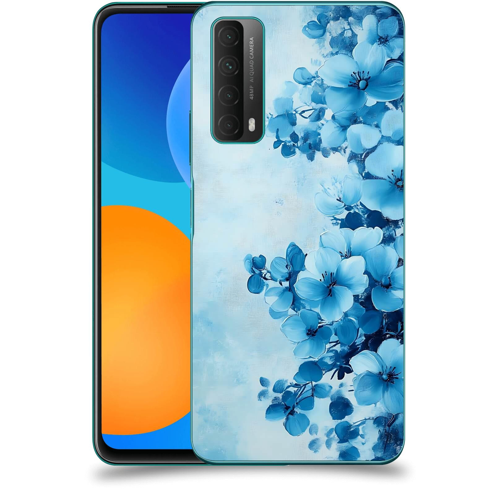 ACOVER Kryt na mobil Huawei P Smart 2021 - Květinová malba
