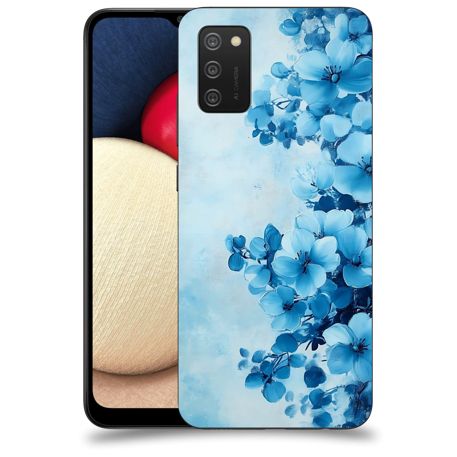 ACOVER Kryt na mobil Samsung Galaxy A02s A025G - Květinová malba