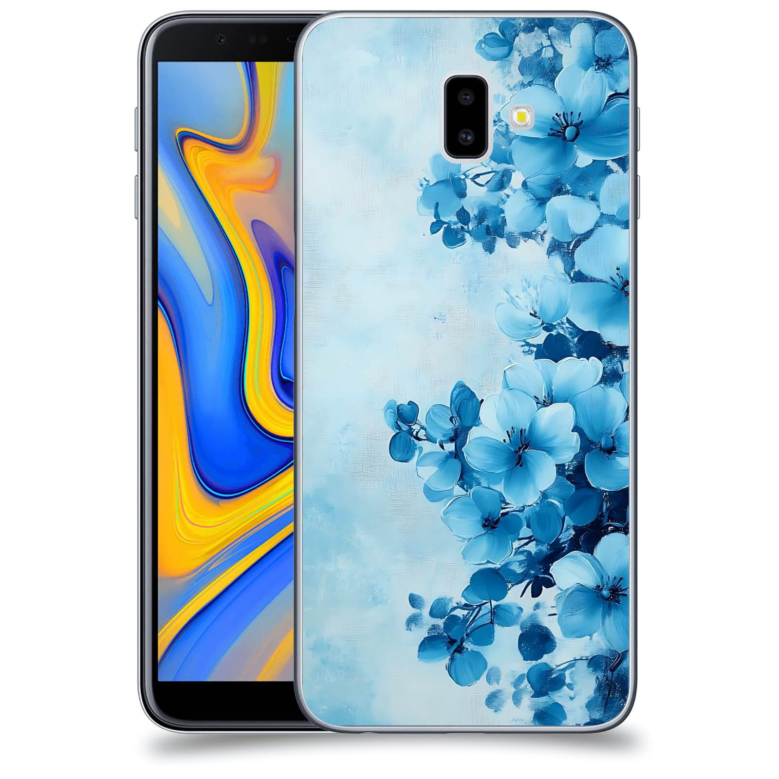 ACOVER Kryt na mobil Samsung Galaxy J6+ J610F - Květinová malba