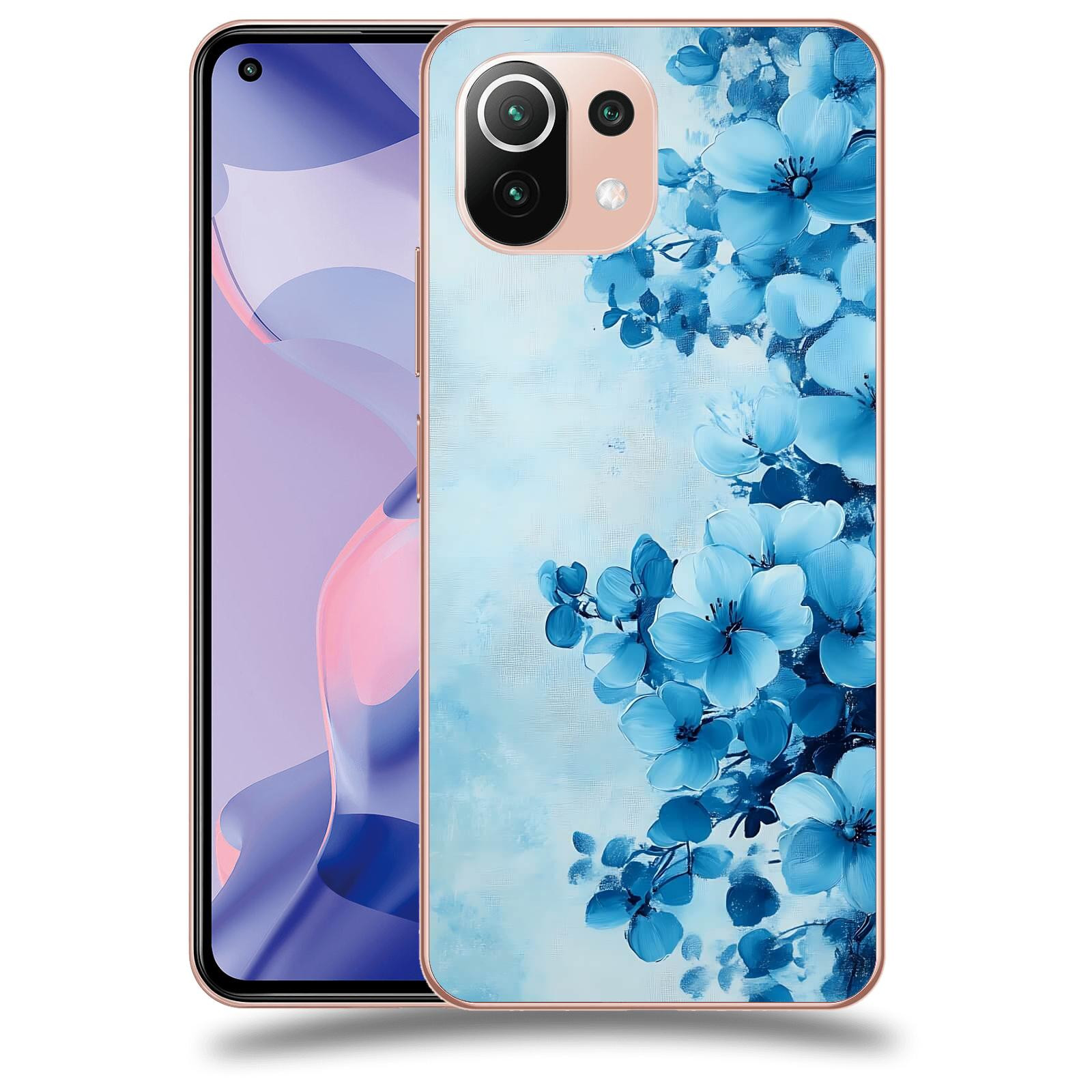 ACOVER Kryt na mobil Xiaomi 11 Lite 5G NE - Květinová malba