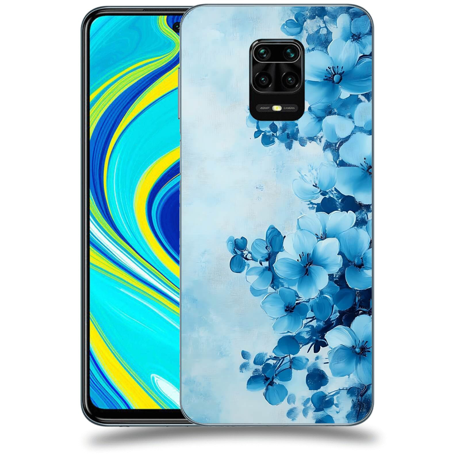 ACOVER Kryt na mobil Xiaomi Redmi Note 9S - Květinová malba