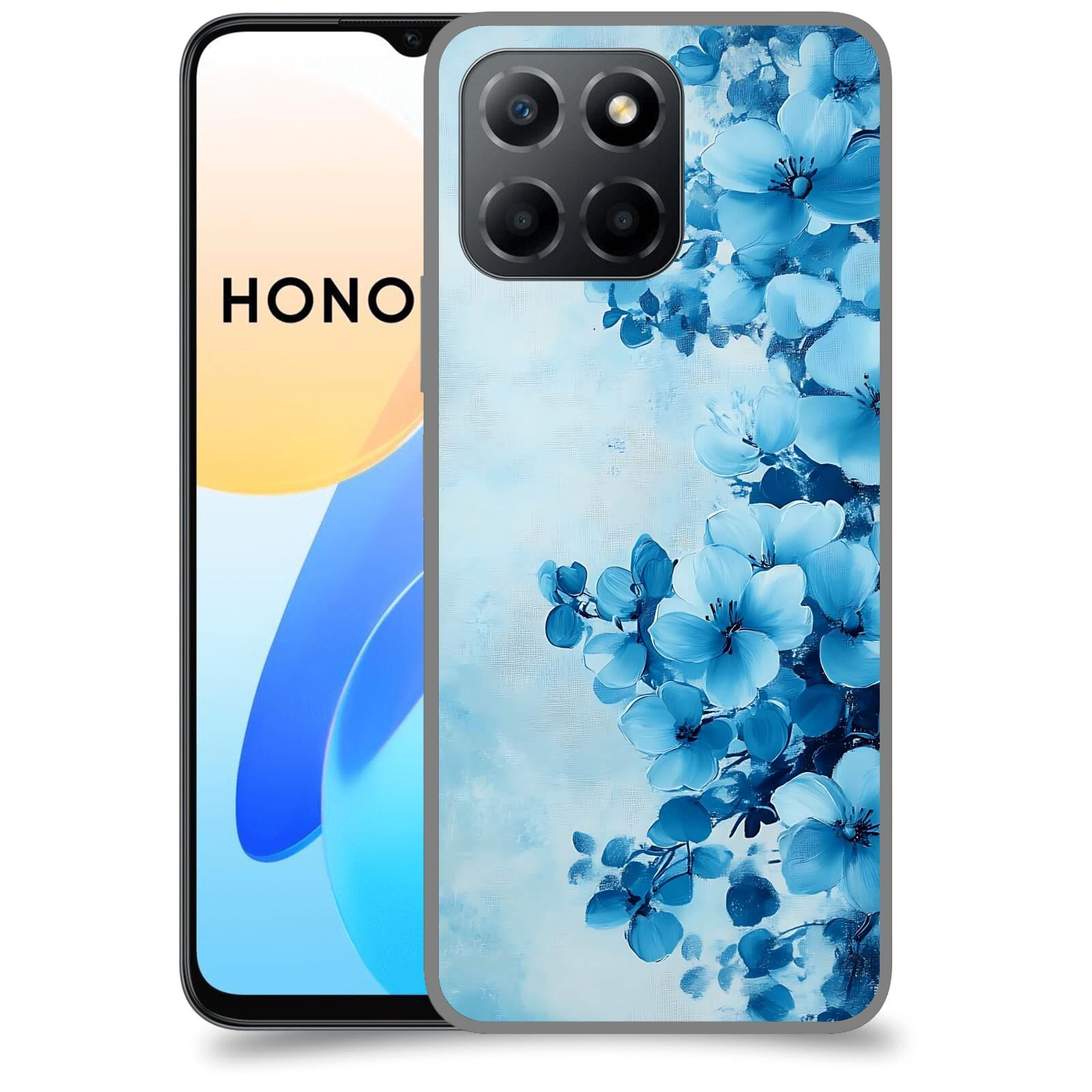 ACOVER Kryt na mobil Honor X8 4G - Květinová malba