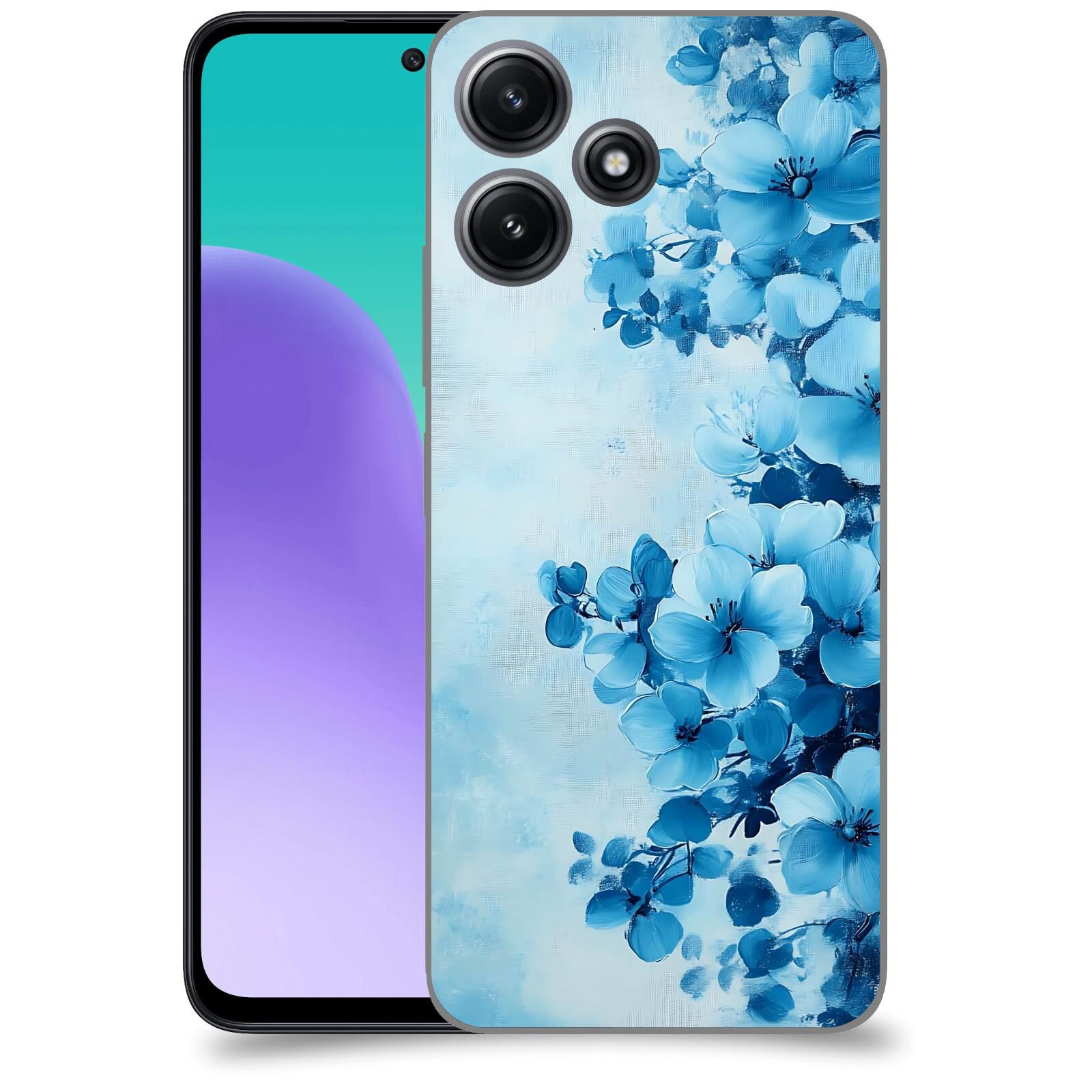ACOVER Kryt na mobil Xiaomi Redmi 12 5G - Květinová malba