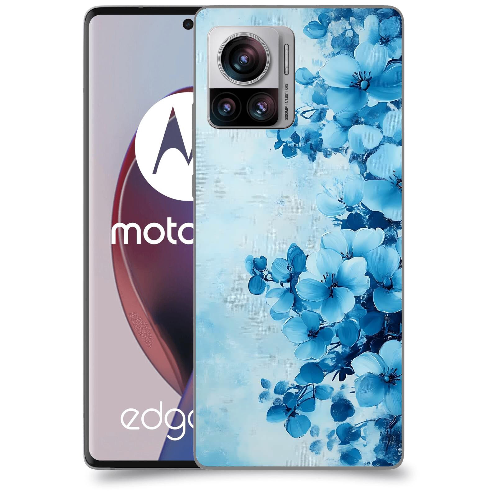 ACOVER Kryt na mobil Motorola Edge 30 Ultra - Květinová malba