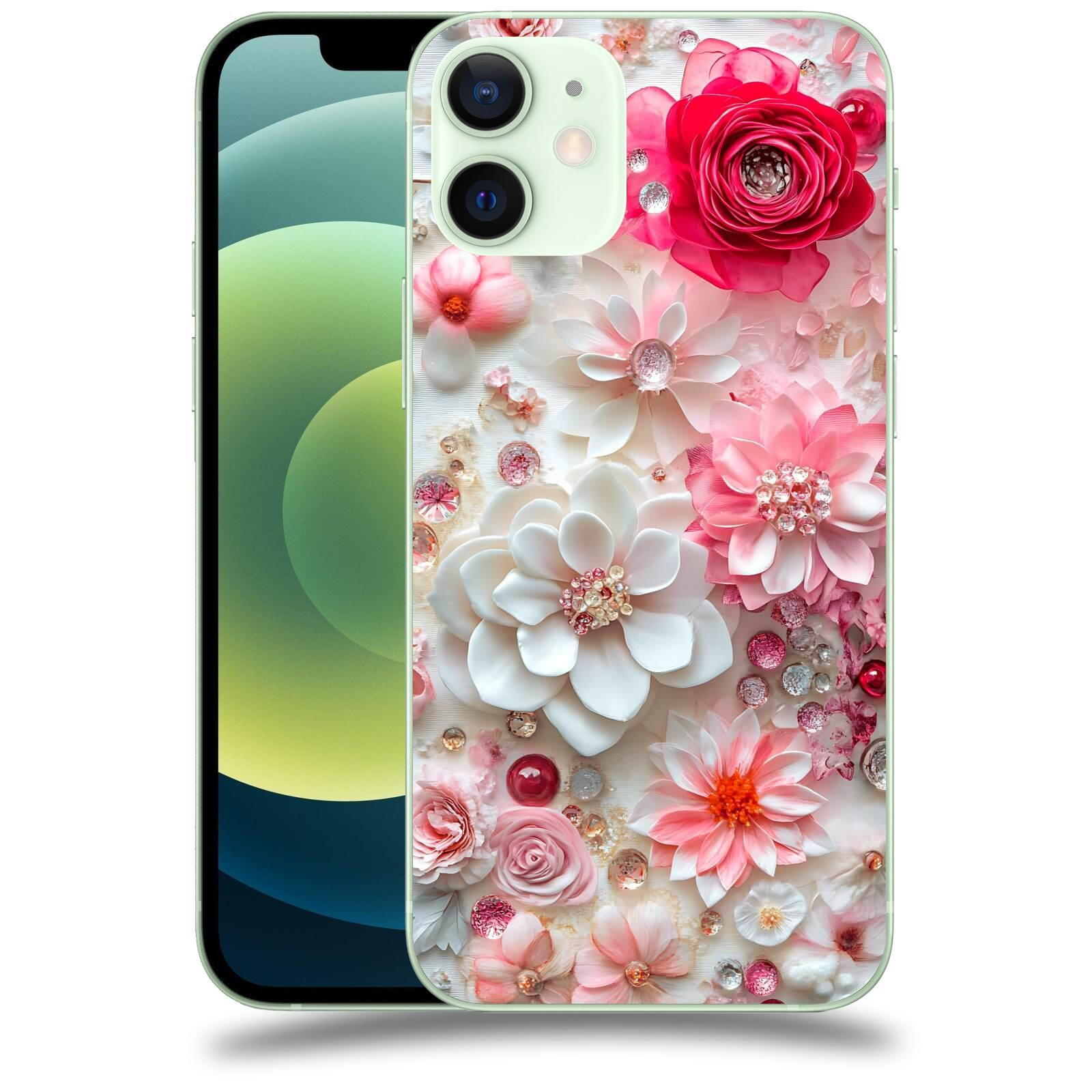 ACOVER Kryt na mobil Apple iPhone 12 mini - Květinový luxus