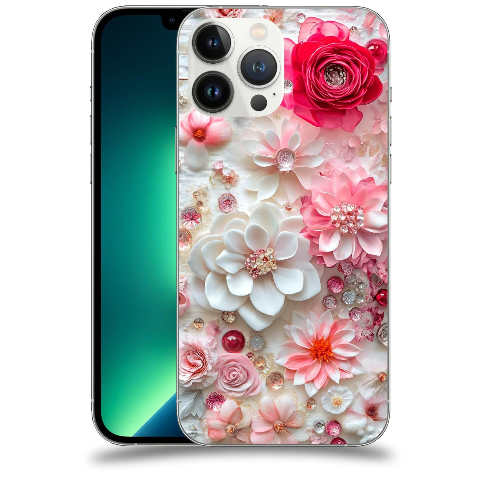 ACOVER Kryt na mobil Apple iPhone 13 Pro Max - Květinový luxus