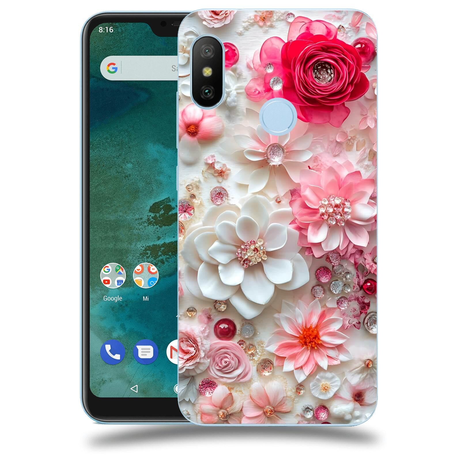 ACOVER Kryt na mobil Xiaomi Mi A2 Lite - Květinový luxus