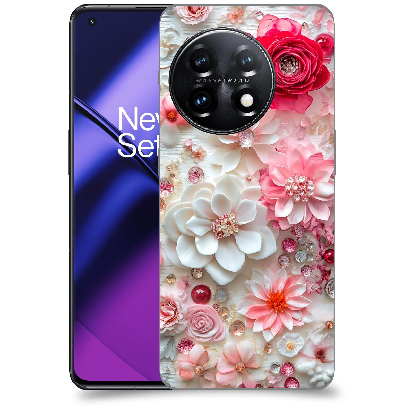 ACOVER Kryt na mobil OnePlus 11 5G - Květinový luxus