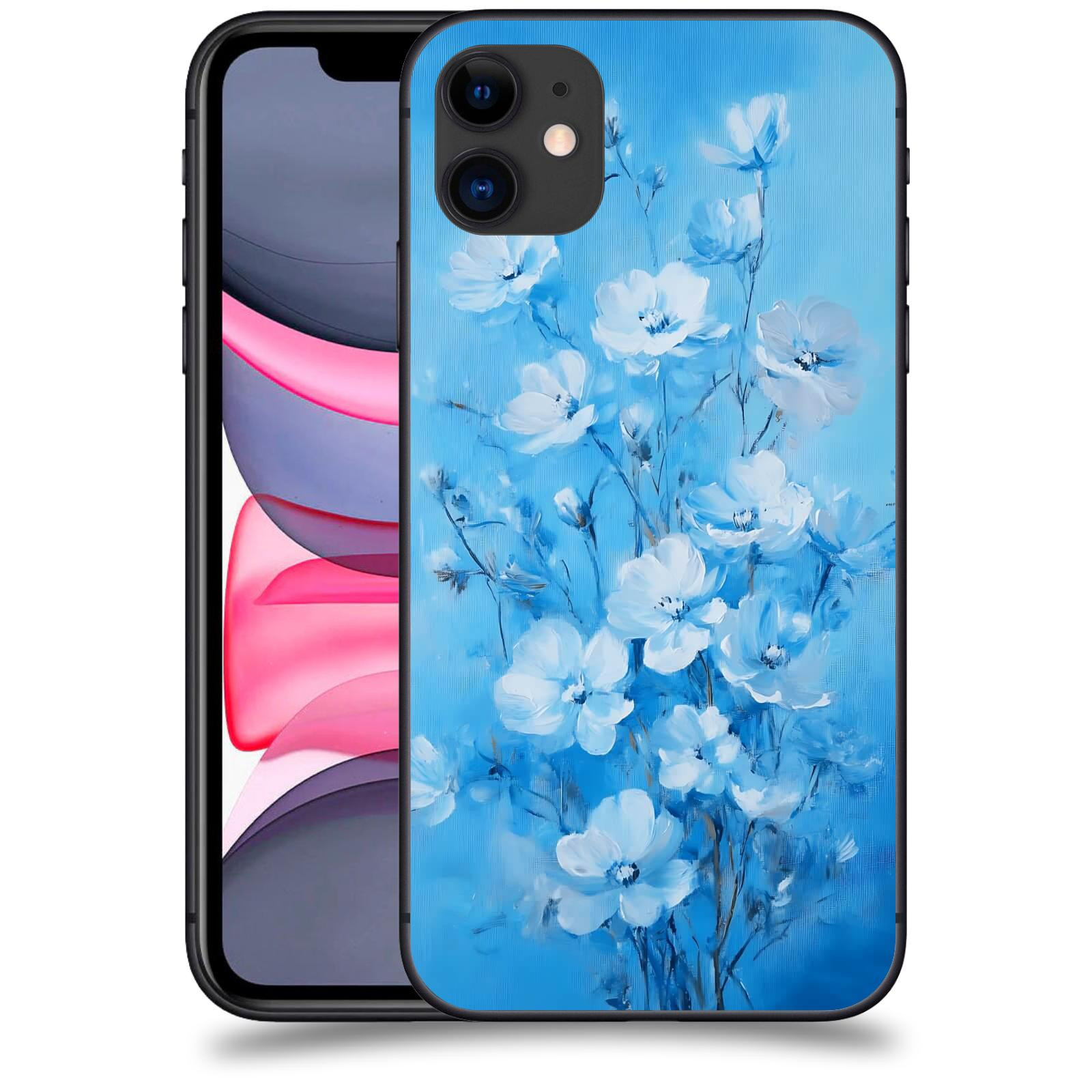 ACOVER Kryt na mobil Apple iPhone 11 - Modrá ilustrace