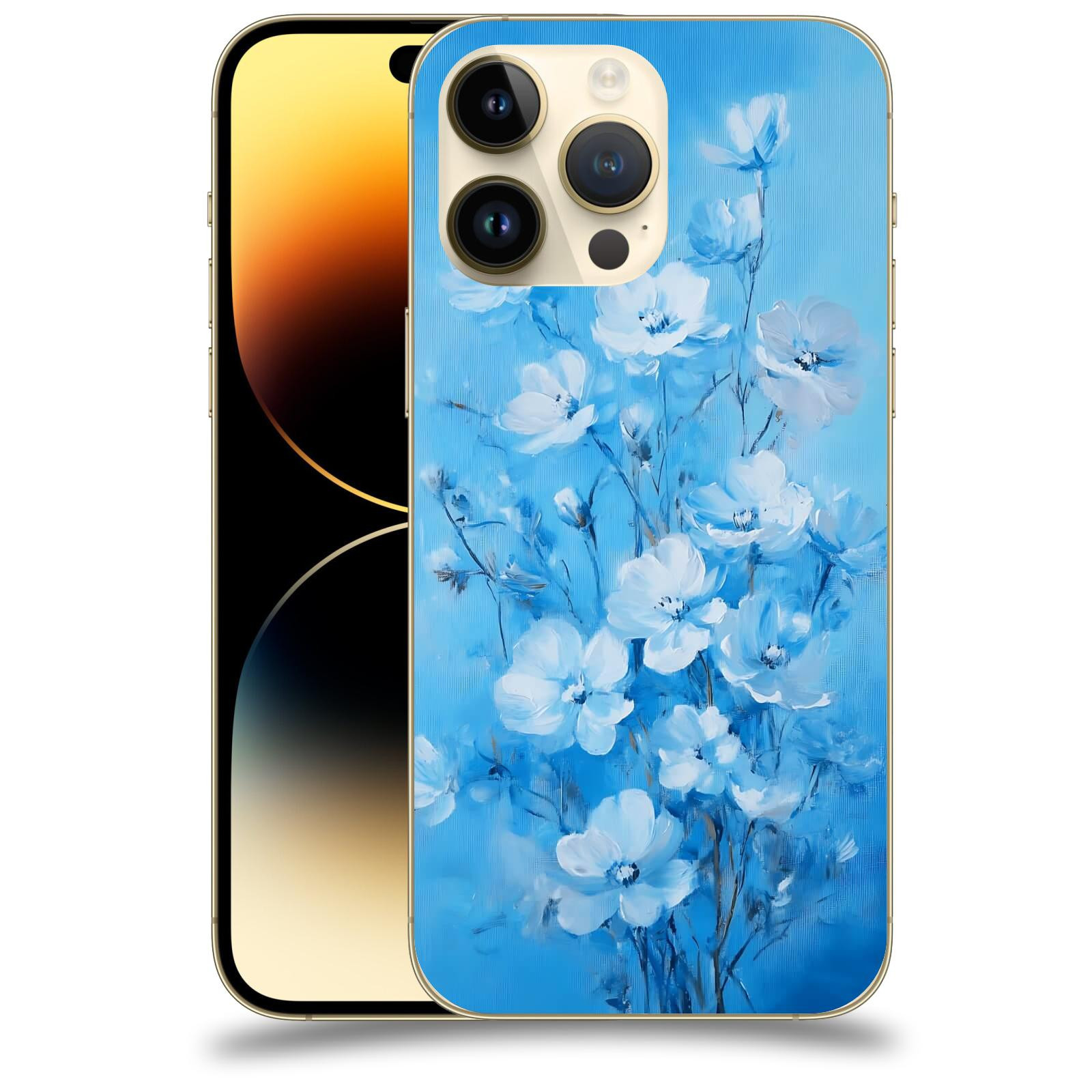 ACOVER Kryt na mobil Apple iPhone 14 Pro Max - Modrá ilustrace