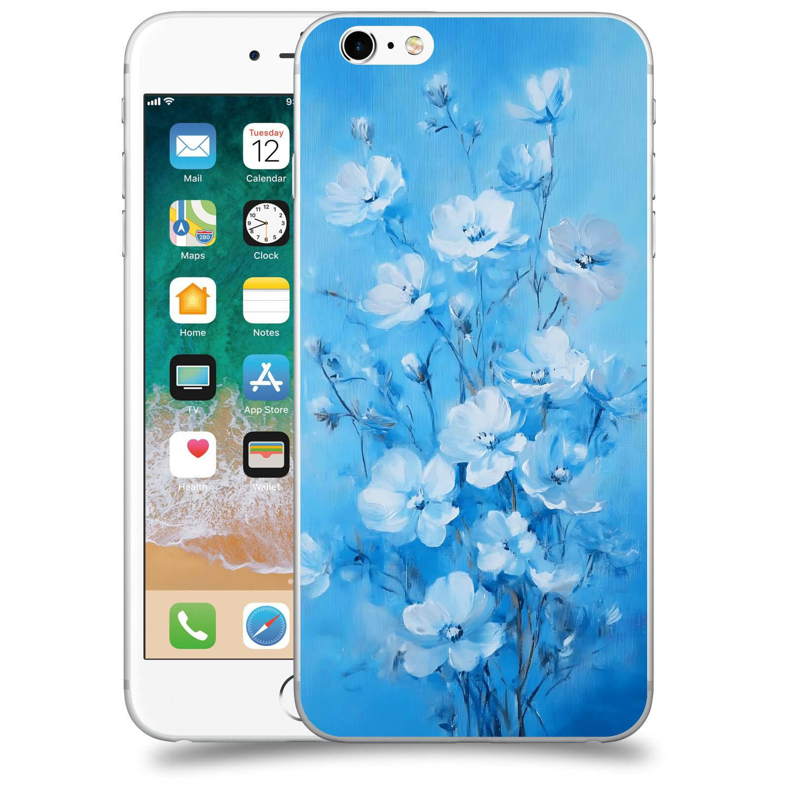 ACOVER Kryt na mobil Apple iPhone 6 Plus/6S Plus - Modrá ilustrace