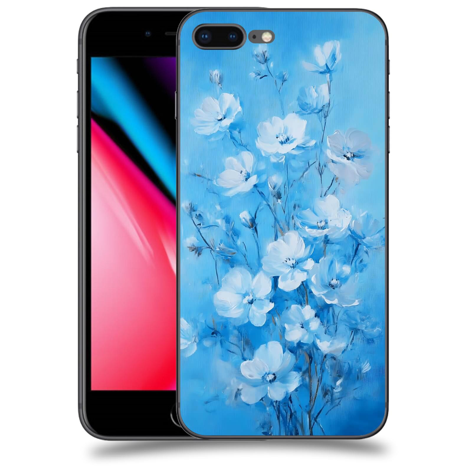ACOVER Kryt na mobil Apple iPhone 8 Plus - Modrá ilustrace