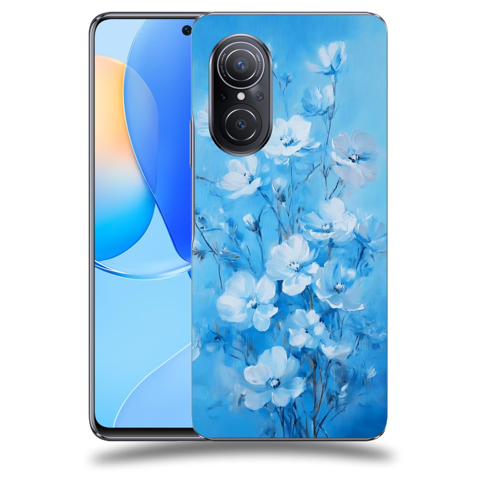 ACOVER Kryt na mobil Huawei Nova 9 SE - Modrá ilustrace