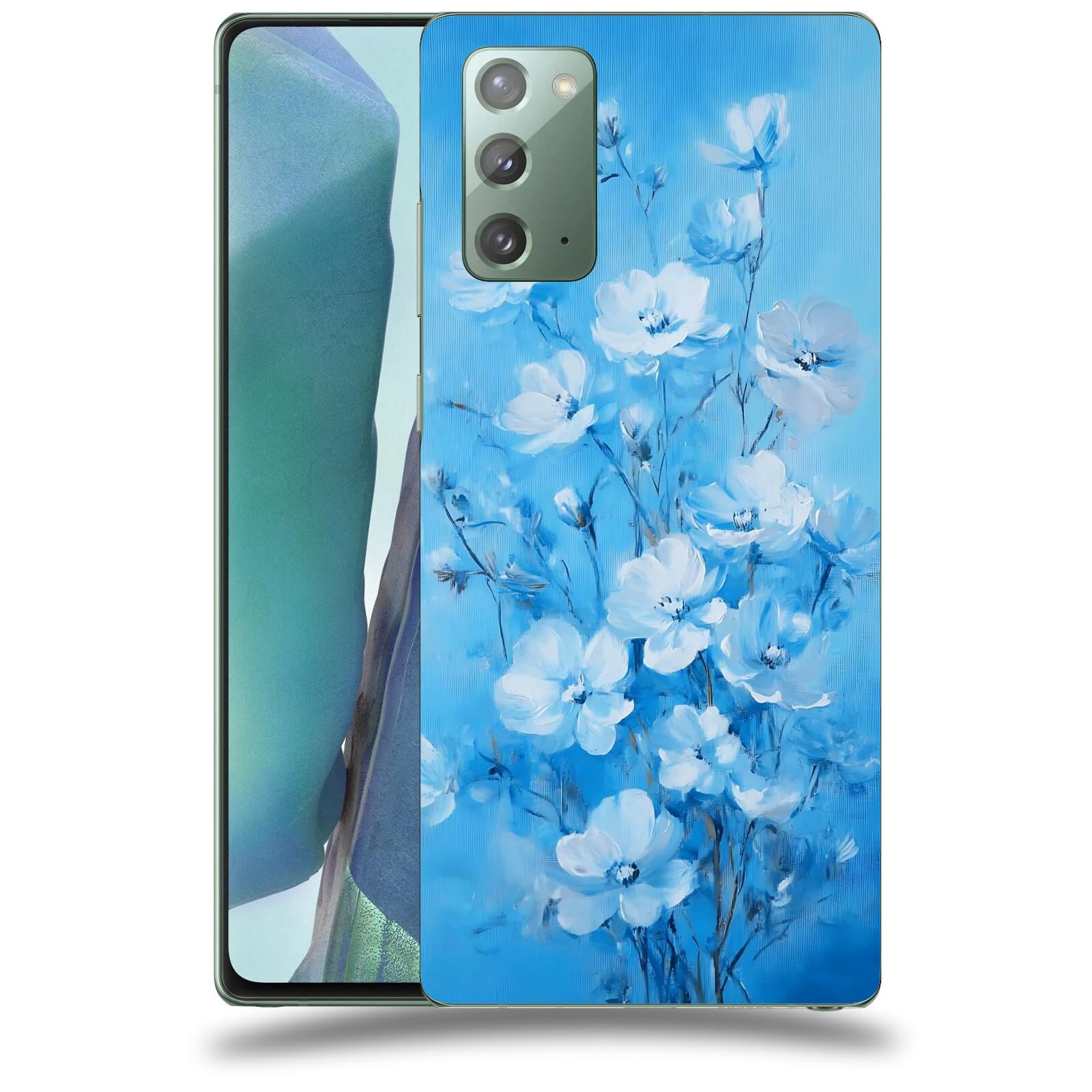 ACOVER Kryt na mobil Samsung Galaxy Note 20 - Modrá ilustrace